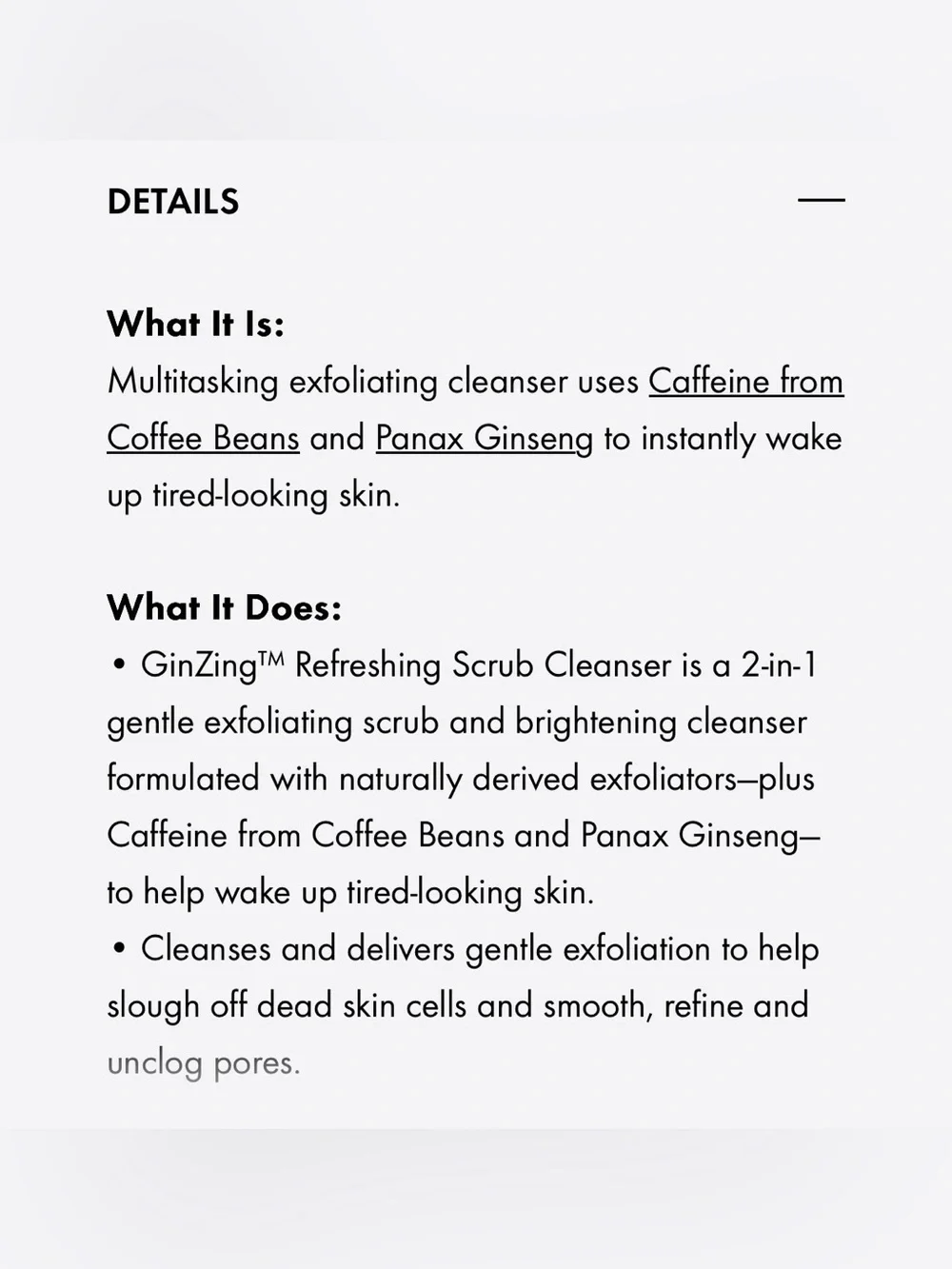 Origins Ginzing Refreshing Scrub Cleanser